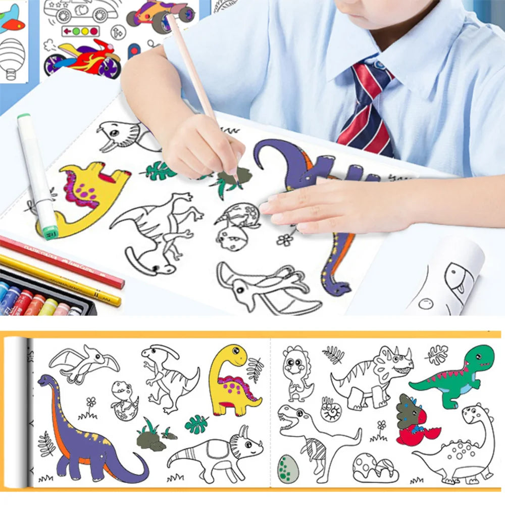 Rollo Creativo Infantil para Colorear 3 Metros